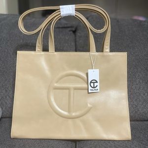 Medium cream telfar